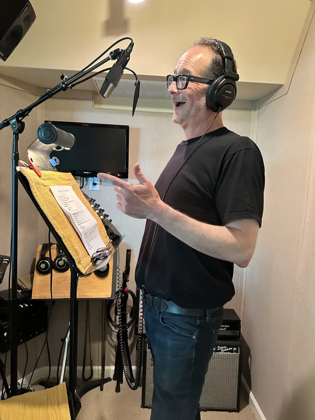 Todd Everett Curtiss in the booth again