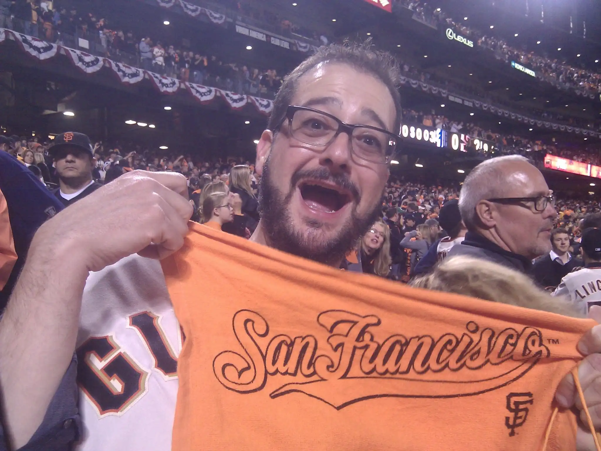Todd Everett Curtiss fan of San Francisco Giants baseball